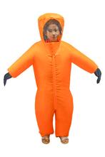KIMU® Opblaas Kostuum Kinderen Quarantaine Pak Oranje 122 12, Kleding | Heren, Ophalen of Verzenden, Nieuw