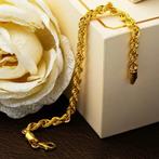 Handmade - Schakelarmband - 14 karaat Geel goud - Rope Chain