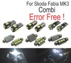 Kit 12 Ampoules Led Intérieur Pour Skoda Fabia 3 Mk3 Mk III, Auto-onderdelen, Verzenden, Nieuw