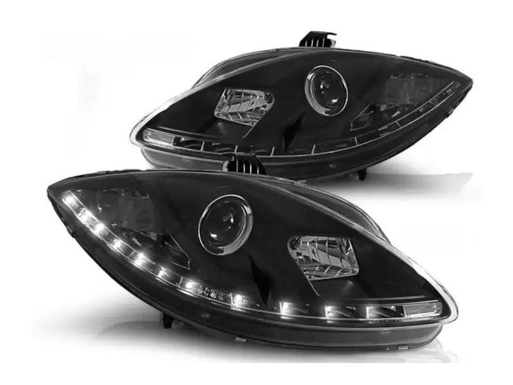 Seat Leon Altea Toledo Black LED koplamp units, Auto-onderdelen, Verlichting, Nieuw, Seat, Verzenden
