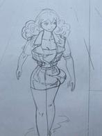 Kuijpers, Henk - Originele schets van zeefdruk Harleys Café, Nieuw