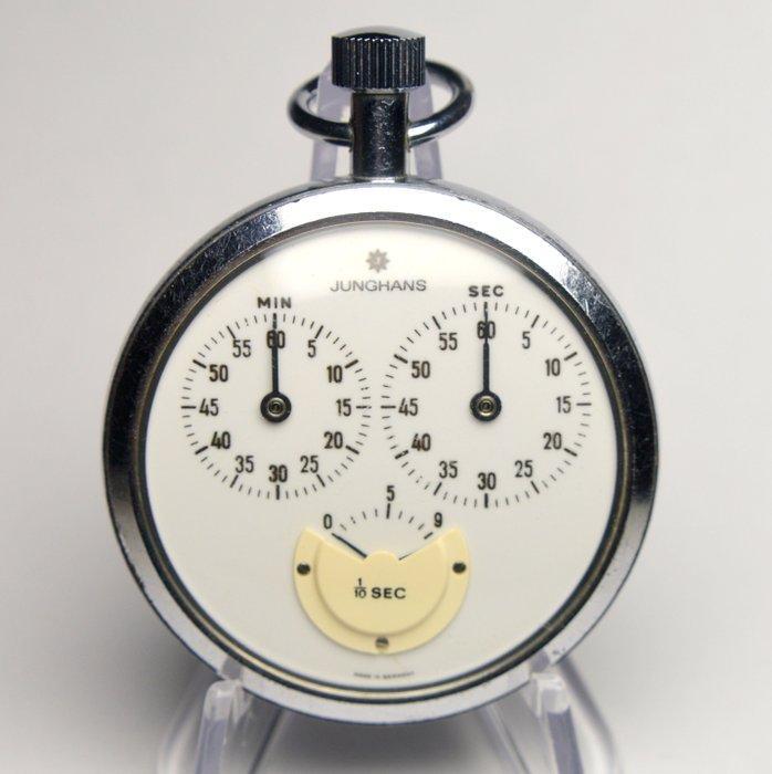 Junghans - Germany - Triple - Stopwatch - 1960-1969, Handtassen en Accessoires, Horloges | Heren