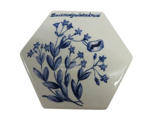 Dekseldoosje van RABObank - Delfts Blauw - Regina, Huis en Inrichting, Woonaccessoires | Overige, Gebruikt, Verzenden