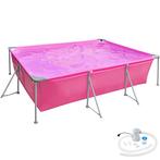 Zwembad rechthoekig 300 x 207 x 70 cm - pink, Verzenden