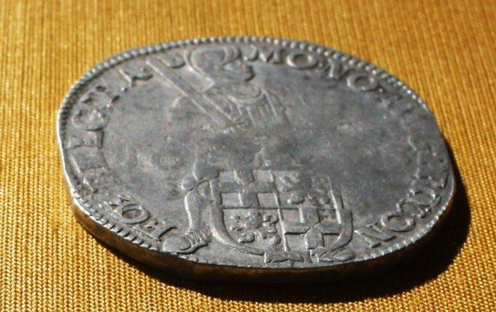 Nederland, Utrecht Zilveren Dukaat 1695 (Zonder, Postzegels en Munten, Munten | Nederland