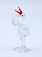 Figuur - Swarovski Kristal - Ooievaar met Baby (Boxed +