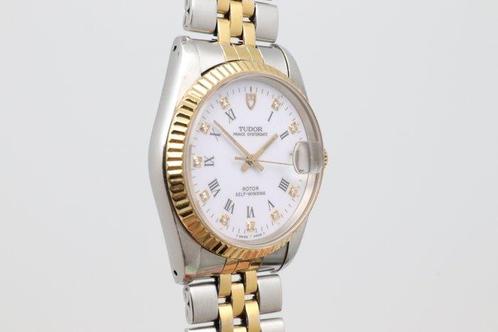 Tudor - Prince Date - 74033 | White Roman Numeric Dial w/, Handtassen en Accessoires, Horloges | Antiek