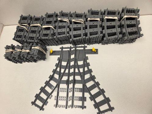 Lego Pièces - Ville - Grote partij lego rails incl. wissels, Kinderen en Baby's, Speelgoed | Duplo en Lego