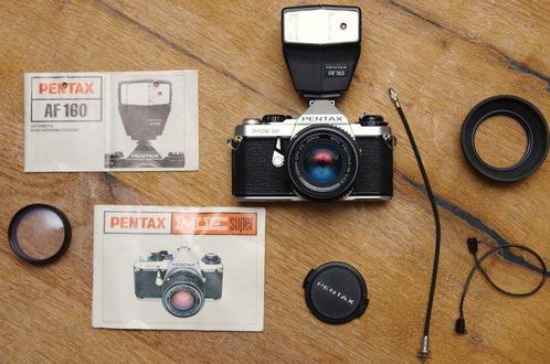 Pentax ME Super + smc-M 1,7/50mm + acc. | Analoge camera, Audio, Tv en Foto, Fotocamera's Analoog