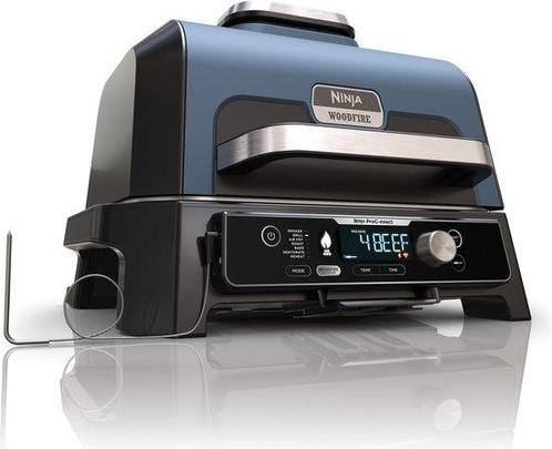 DEMOMODEL Ninja Woodfire Pro Connect XL - 7-in-1 Elektris..., Tuin en Terras, Houtskoolbarbecues, Nieuw, Verzenden