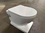 1 x Design wit wc pot met Bidet - Design porselein, Ophalen