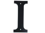 Letter I Extra Groot IJzer zwart 140 mm, Doe-het-zelf en Bouw, Nieuw, Overige materialen, Klink of Kruk