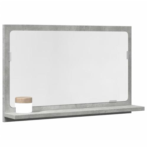 vidaXL Armoire à miroir de salle de bain gris béton bois, Maison & Meubles, Tables | Coiffeuses, Neuf, Envoi