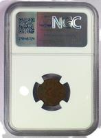 Nederland, Holland 1 / 2 VOC Duit (1749-1770) Mint Error,, Postzegels en Munten