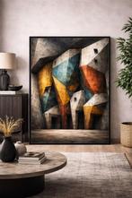 Jean Claude Dery - Composition verticale abstraite en