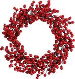 2dekans | House of Seasons Kerstkrans Bessen - Ø50 cm - Foam, Ophalen of Verzenden, Nieuw