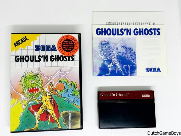 Sega Master System - Ghoulsn Ghosts, Consoles de jeu & Jeux vidéo, Jeux | Sega, Envoi
