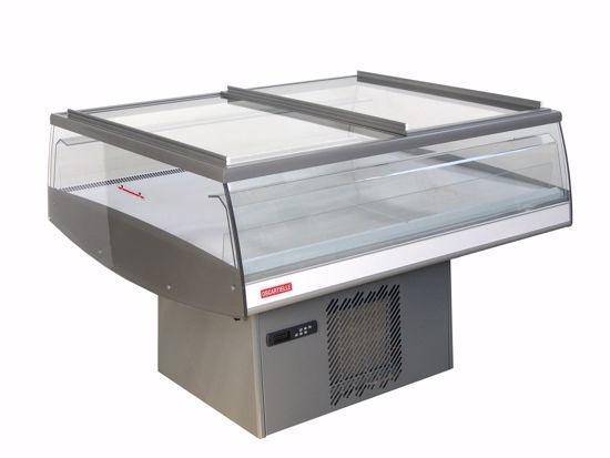 Koeleiland | Grijs | 0°C/+2°C | Geforceerd | Schuifdeksels, Zakelijke goederen, Horeca | Keukenapparatuur, Nieuw in verpakking