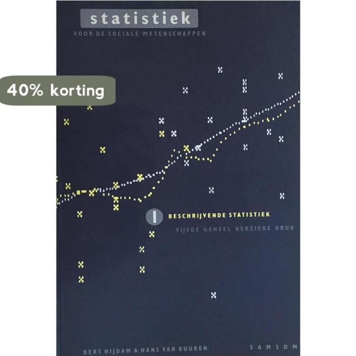 STATISTIEK VOOR DE SOC.WETENSCH.  PAG 219 9789014047324, Boeken, Wetenschap, Gelezen, Verzenden