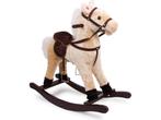 Small Foot - Houten Schommelpaard Pluche Shaggy, Kinderen en Baby's, Speelgoed | Hobbelfiguren, Verzenden, Zo goed als nieuw