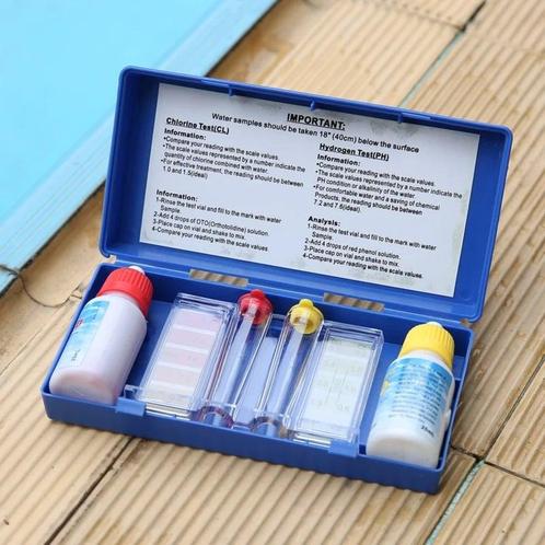 Testkit zwembad spa druppeltest chloor en pH, Jardin & Terrasse, Accessoires de piscine, Enlèvement ou Envoi