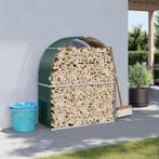 vidaXL Haardhoutopslag 120x45x140 cm gegalvaniseerd staal, Tuin en Terras, Verzenden