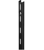 Wandrail enkel 2495 mm zwart, Huis en Inrichting, Woonaccessoires | Wandplanken en Boekenplanken, Nieuw