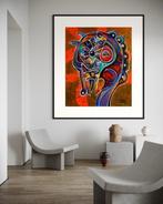 Simeon Gonzales - Caballito en Rojo XL (NO RESERVE PRICE), Antiek en Kunst