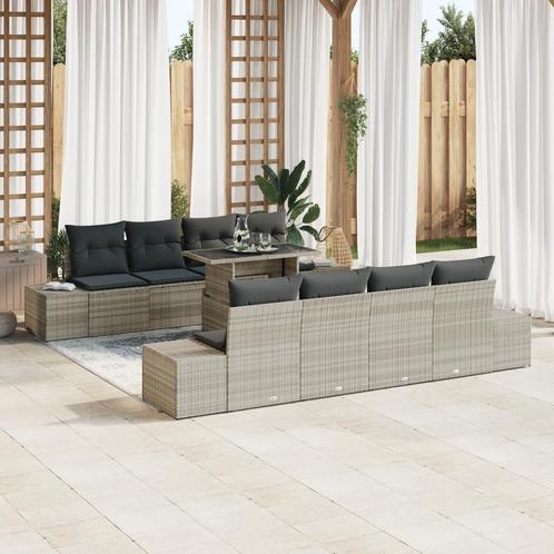vidaXL 7-delige zetelset voor in de tuin met kussens -, Tuin en Terras, Tuinsets en Loungesets, Nieuw, Verzenden