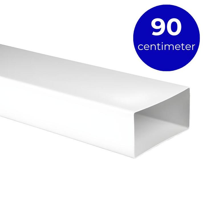 Kunststof rechthoekig kanaal 110 x 55mm (lengte 90cm), Doe-het-zelf en Bouw, Ventilatie en Afzuiging, Nieuw, Verzenden