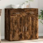 vidaXL Dressoir 79x38x80 cm bewerkt hout gerookt, Huis en Inrichting, Verzenden, Nieuw