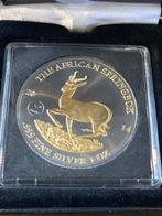Gabon. 1000 Francs 2014 Black Springbock Golden Enigma -
