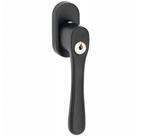 SKG2 Draaikiepgarnituur afsluitbaar Linea/ovaal mat zwart, Doe-het-zelf en Bouw, Nieuw, Overige materialen, Klink of Kruk