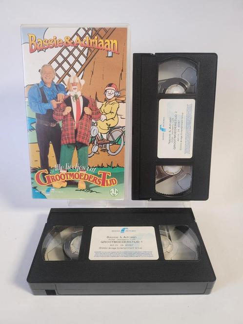 Bassie & Adriaan Alle Liedjes uit Grootmoeders Tijd VHS, Cd's en Dvd's, VHS | Kinderen en Jeugd, Zo goed als nieuw, Ophalen of Verzenden