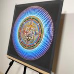 Painting of Tibetan Tradition - Mandala Lotus/Kalachakra