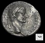 Empire romain. Tiberio (14-37 e. c.). Denarius Lugdunum -, Postzegels en Munten