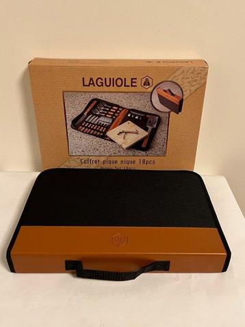 Laguiole - Bestekset - picknick - Stainless steel, Pine