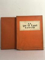 Marcel Arnac - Ce quil faut savoir pour ne pas passer pour