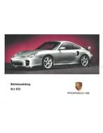 2003 PORSCHE 911 GT2 INSTRUCTIEBOEKJE DUITS