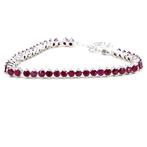 Zonder Minimumprijs - Armband Verguld Robijn - 18K goud, Nieuw