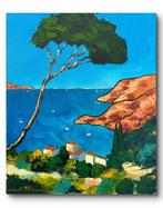 Jiel - Les roches roches de la grande Bleue., Antiek en Kunst