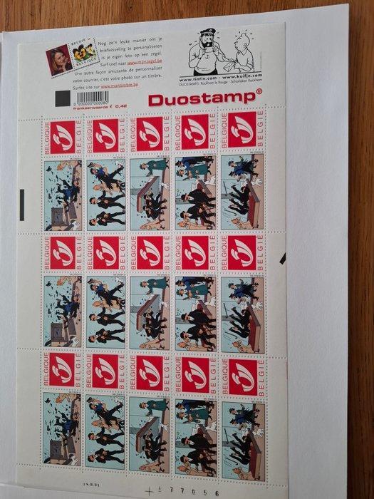 België - Tintin Duostamp, Postzegels en Munten, Postzegels | Europa | België