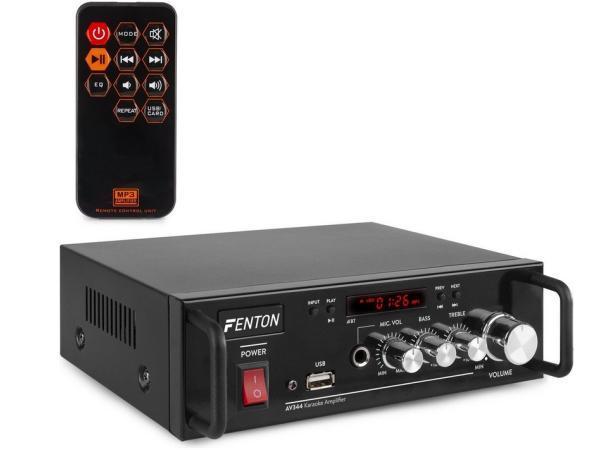 Veiling - Fenton AV344 karaoke set versterker met Bluetooth, Audio, Tv en Foto, Versterkers en Ontvangers