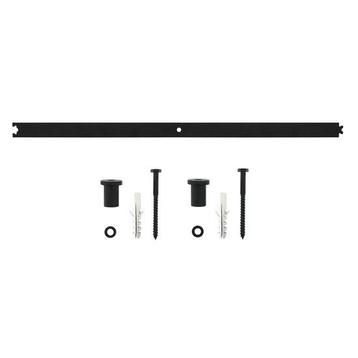 Schuifdeursysteem – tussenrail 90 cm mat zwart, Ophalen of Verzenden, Schuif of Grendel