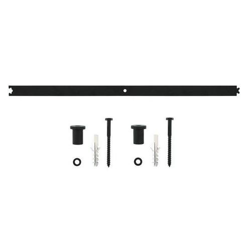 Schuifdeursysteem – tussenrail 90 cm mat zwart, Doe-het-zelf en Bouw, Hang- en Sluitwerk, Schuif of Grendel, Nieuw, Overige materialen