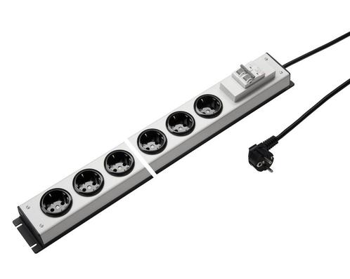 Martin Kaiser 8-Way Power Strip With 2-Pole Circuit Breaker, Doe-het-zelf en Bouw, Elektriciteit en Kabels, Verzenden