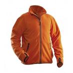 Jobman werkkledij workwear - 5501 fleece jacket s oranje