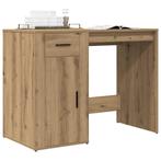 vidaXL Bureau 100x49x75 cm bewerkt hout artisanaal, Verzenden