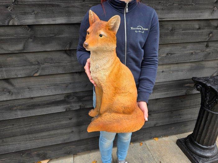Beeld, (XL) Lifelike Fox Statue - 53 cm - polyresin, Antiek en Kunst, Curiosa en Brocante