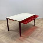 Tweedehands Galvanitas schooltafel vv 8 lades (hxbxd), Gebruikt